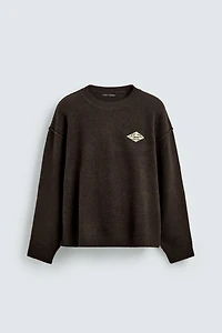 JACQUARD TEXT JUMPER