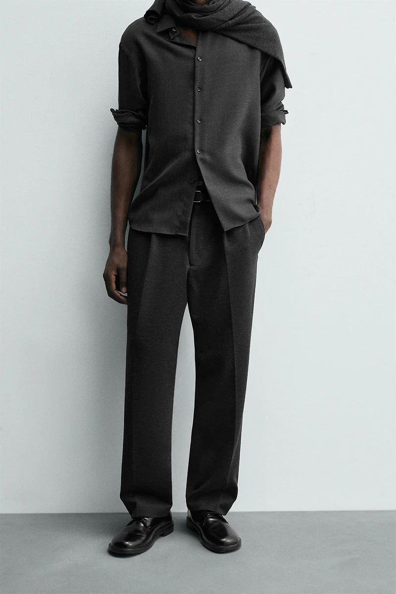 FLOWY STRAIGHT FIT PANTS