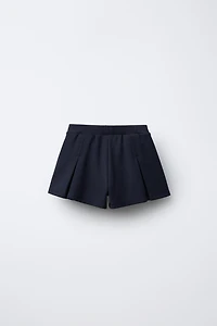 JUPE-SHORT BERMUDA PLIS