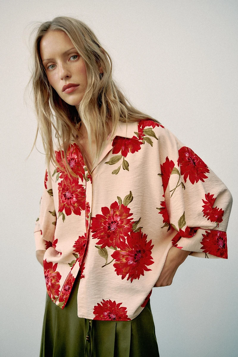 FLORAL PRINT SHIRT