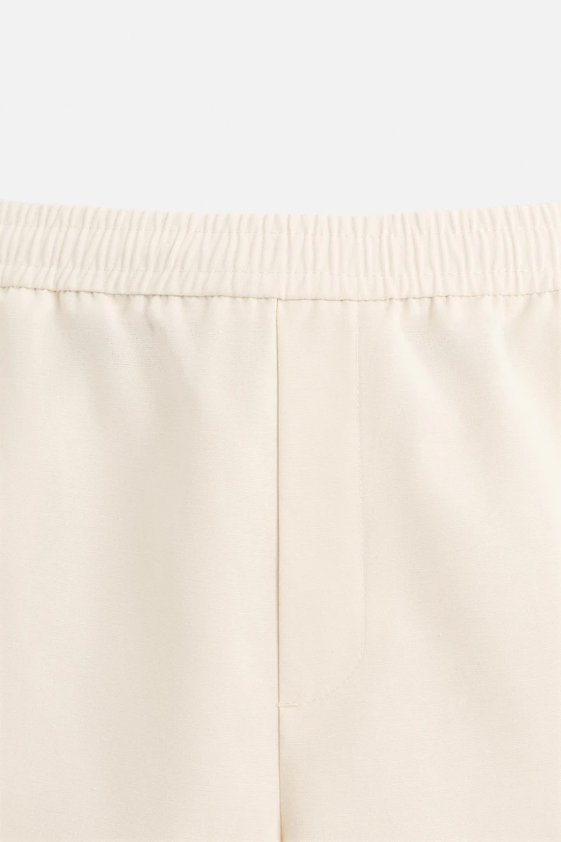 TEXTURED REGULAR FIT SHORTS