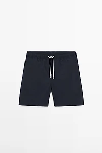 Maillot de bain uni texturé