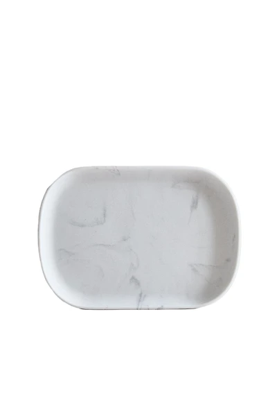 MARBLE-EFFECT BATHROOM TRAY