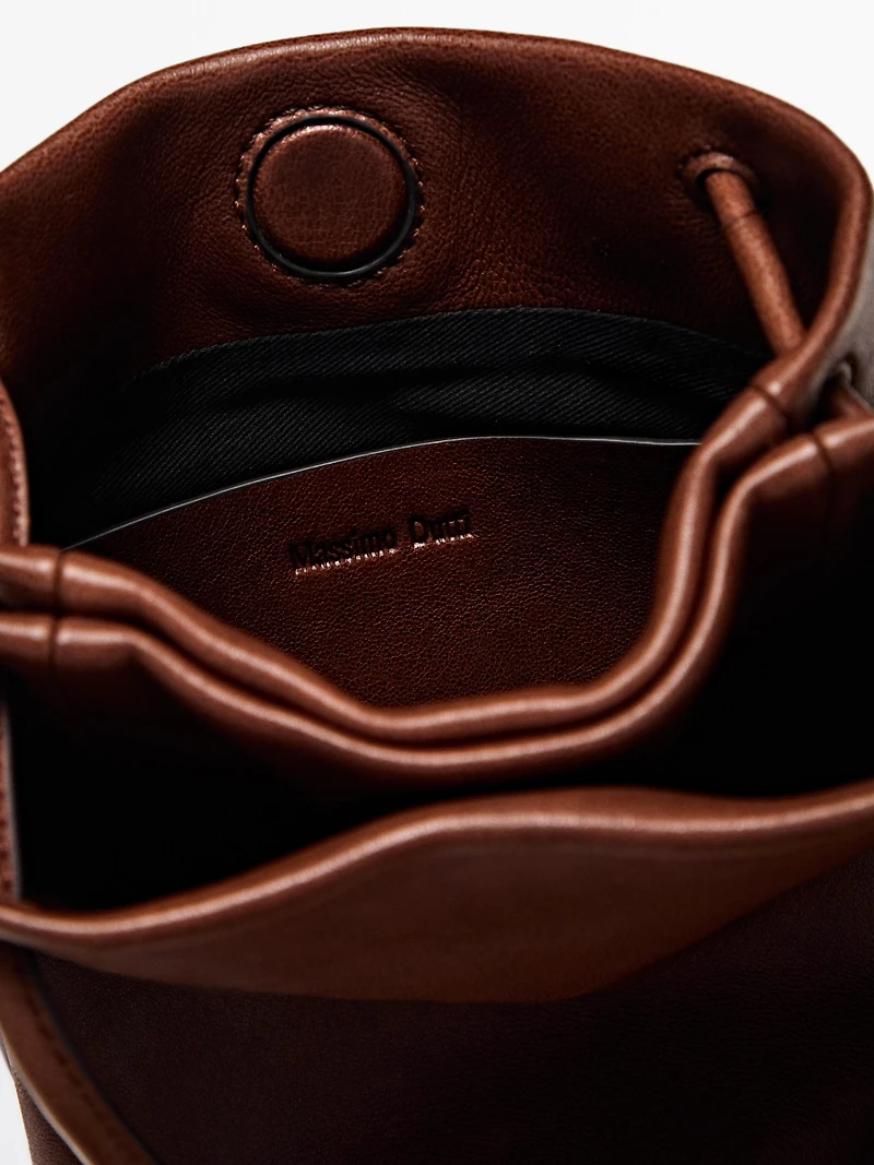 Sac à bandoulière en cuir nappa