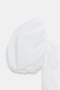 COMBINATION BALLOON SLEEVE TOP