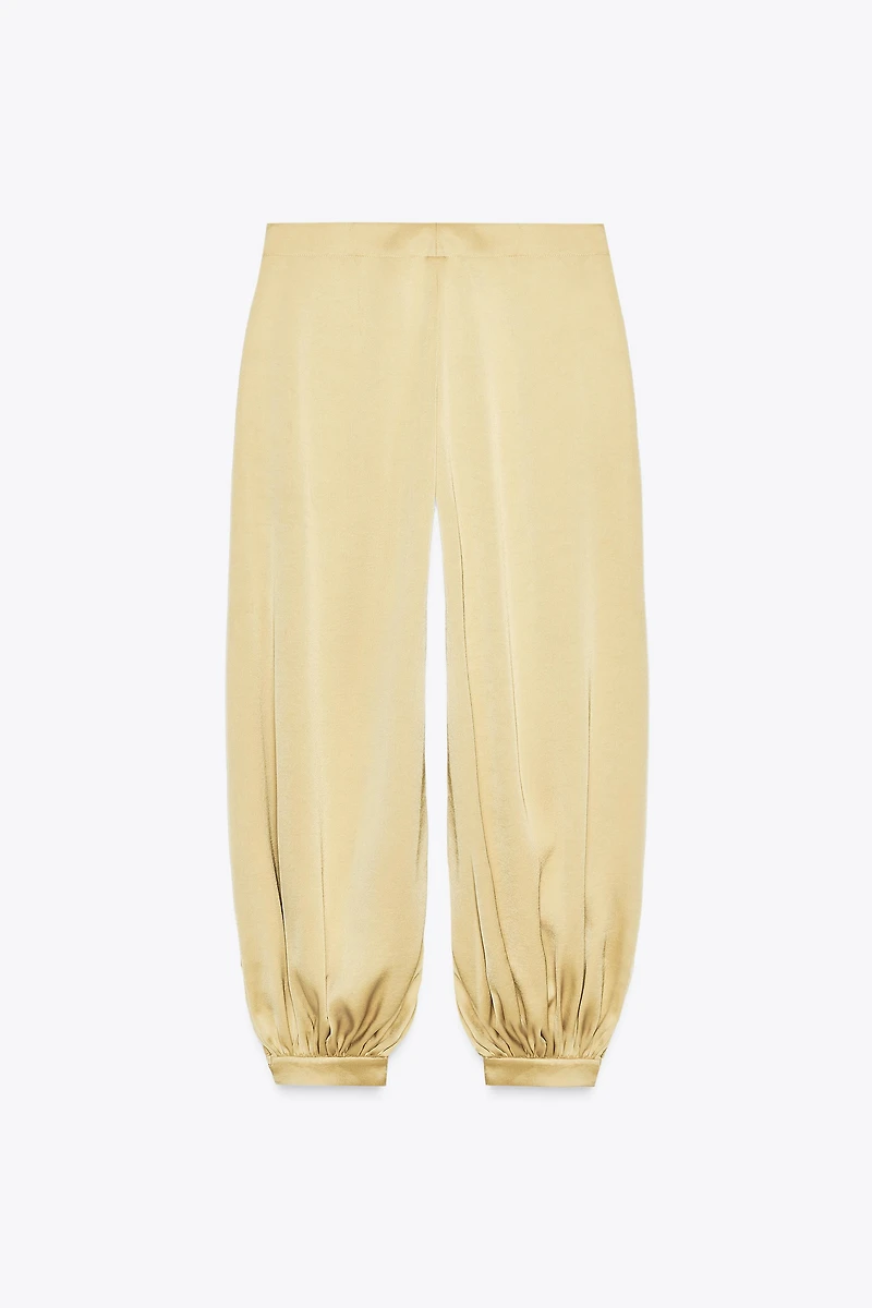 ZW COLLECTION SATIN BALLOON PANTS