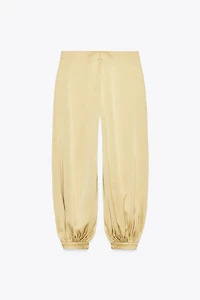 ZW COLLECTION SATIN BALLOON PANTS