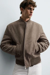 COMBINATION BOMBER JACKET