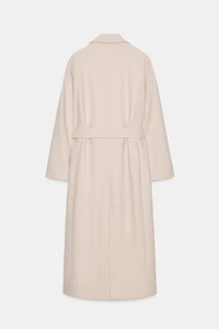 LONG BELTED WOOL COAT