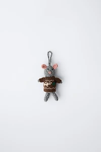KNITTED BEAR ORNAMENT
