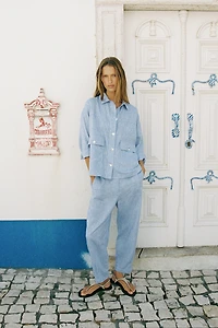 LINEN JOGGER PANTS