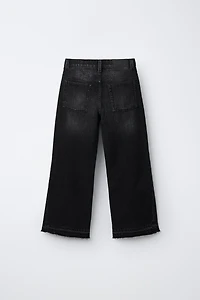 FLARE FRAYED JEANS