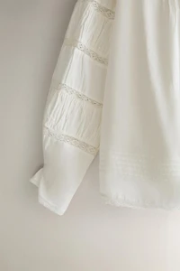 LACE COTTON SHIRT