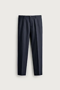 WOOL REGULAR FIT SUIT PANTS
