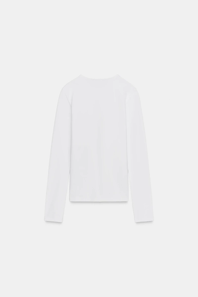 T-SHIRT BASIQUE EN COTON