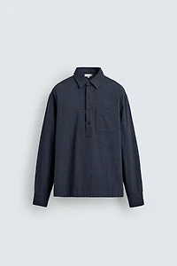 CHEMISE POLO REGULAR FIT À CARREAUX