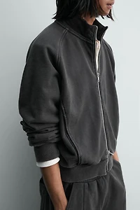 WASHED RELAXED FIT SWEATSHIRT
