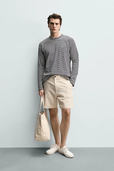 SHORT REGULAR FIT STRUCTURÉ