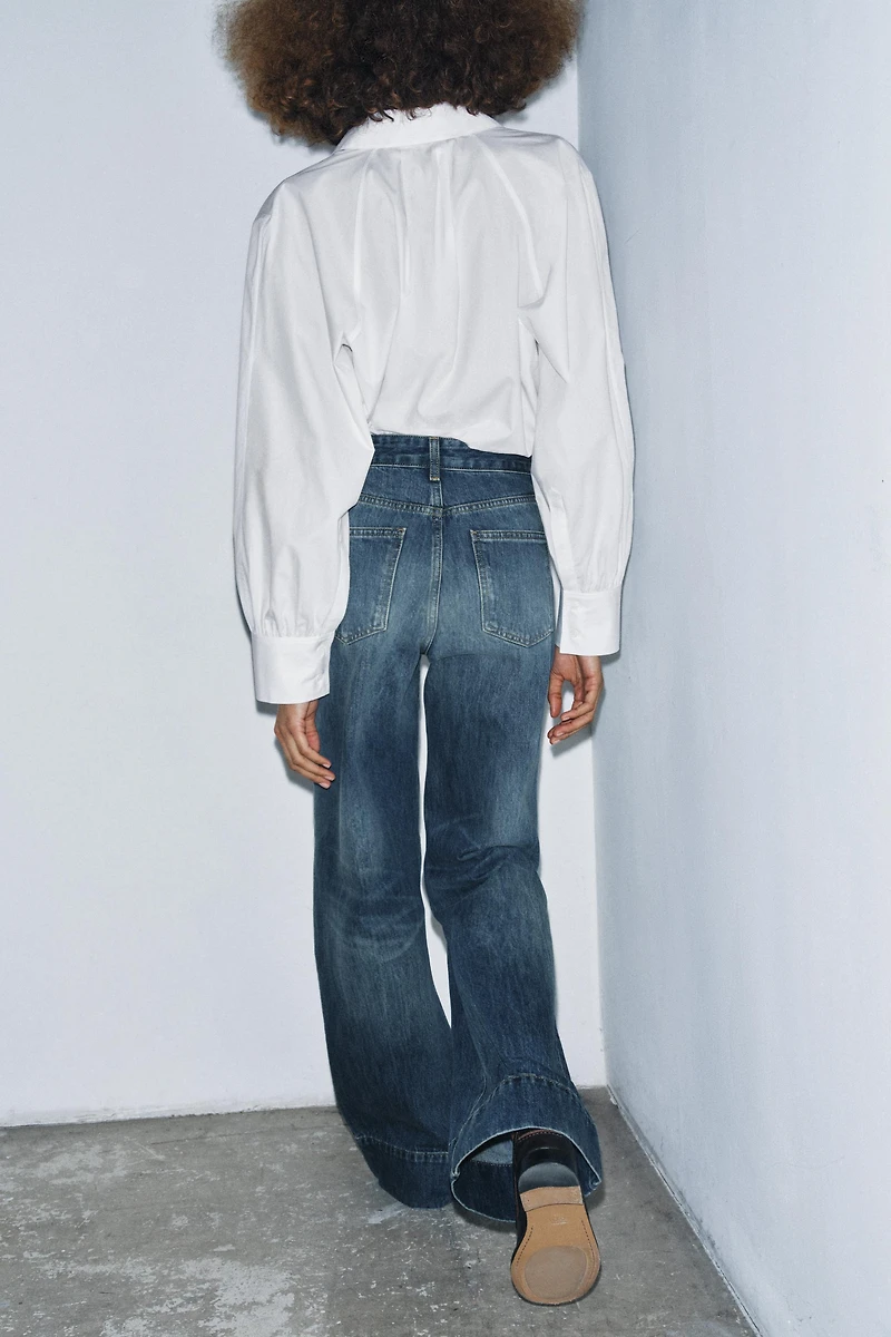 ZW COLLECTION HIGH-WAIST FLARE JEANS