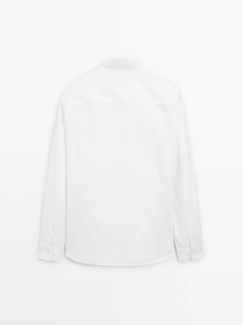 Regular fit textured shirt