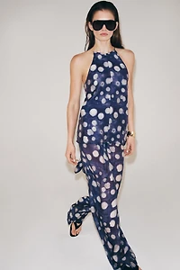 PANTALON À POIS ZW COLLECTION