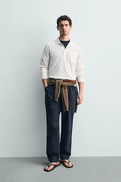 POLO PIQUÉ REGULAR FIT AVEC POCHE