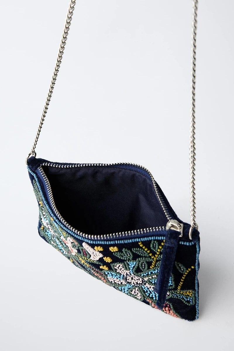 BEADED CROSSBODY BAG