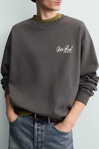PRINTED CREWNECK SWEATSHIRT