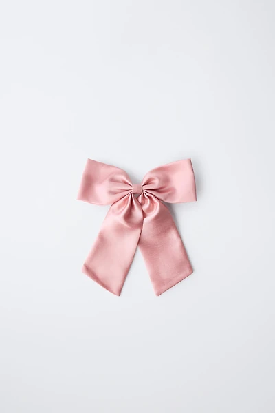 ORGANZA BOW SNAP CLIP
