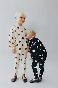 POLKA DOT SWEATSHIRT