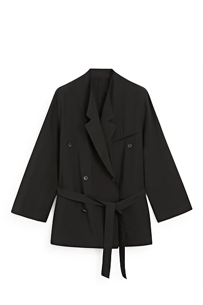 Flowing oversize blazer with belt detail - LIMITED EDITION