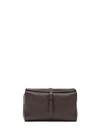 Trousse de voyage en cuir nappa