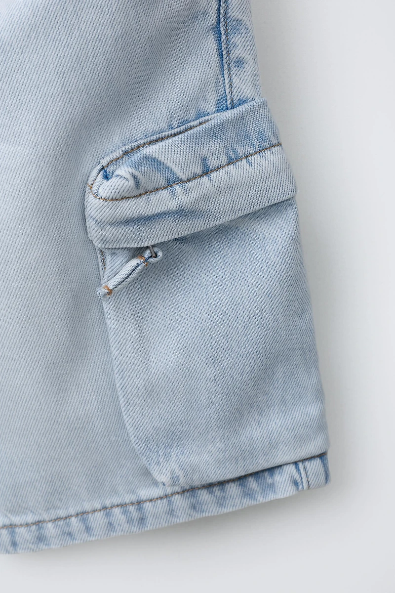 URBAN DENIM CARGO SHORTS