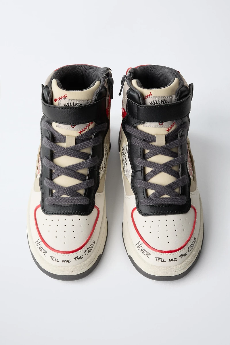 STRANGER THINGS © NETFLIX HIGH TOP SNEAKERS