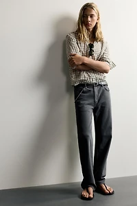 GEOMETRIC PRINT RELAXED FIT SHIRT
