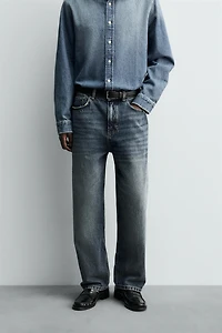 JEAN COUPE DROITE LONGUEUR CHEVILLES