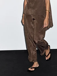 Pinstripe trousers