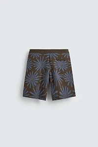 MAILLOT DE BAIN LONG À IMPRIMÉ FLORAL