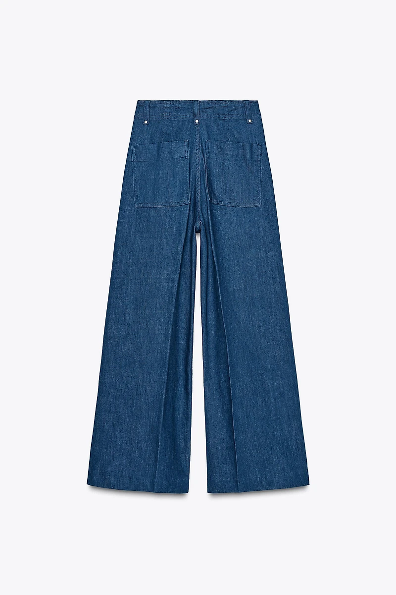 ZW COLLECTION HIGH WAIST WIDE LEG JEANS