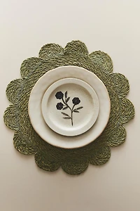 FLORAL RATTAN PLACEMAT