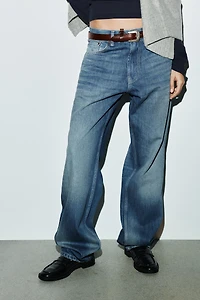 JEAN TRF BAGGY TAPERED TAILLE BASSE