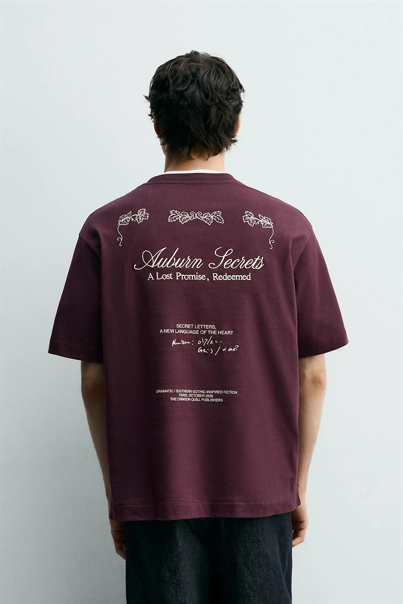TEXT PRINT T-SHIRT