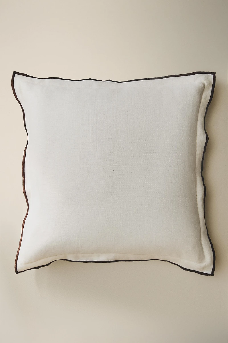 HOUSSE DE COUSSIN OVERLOCK