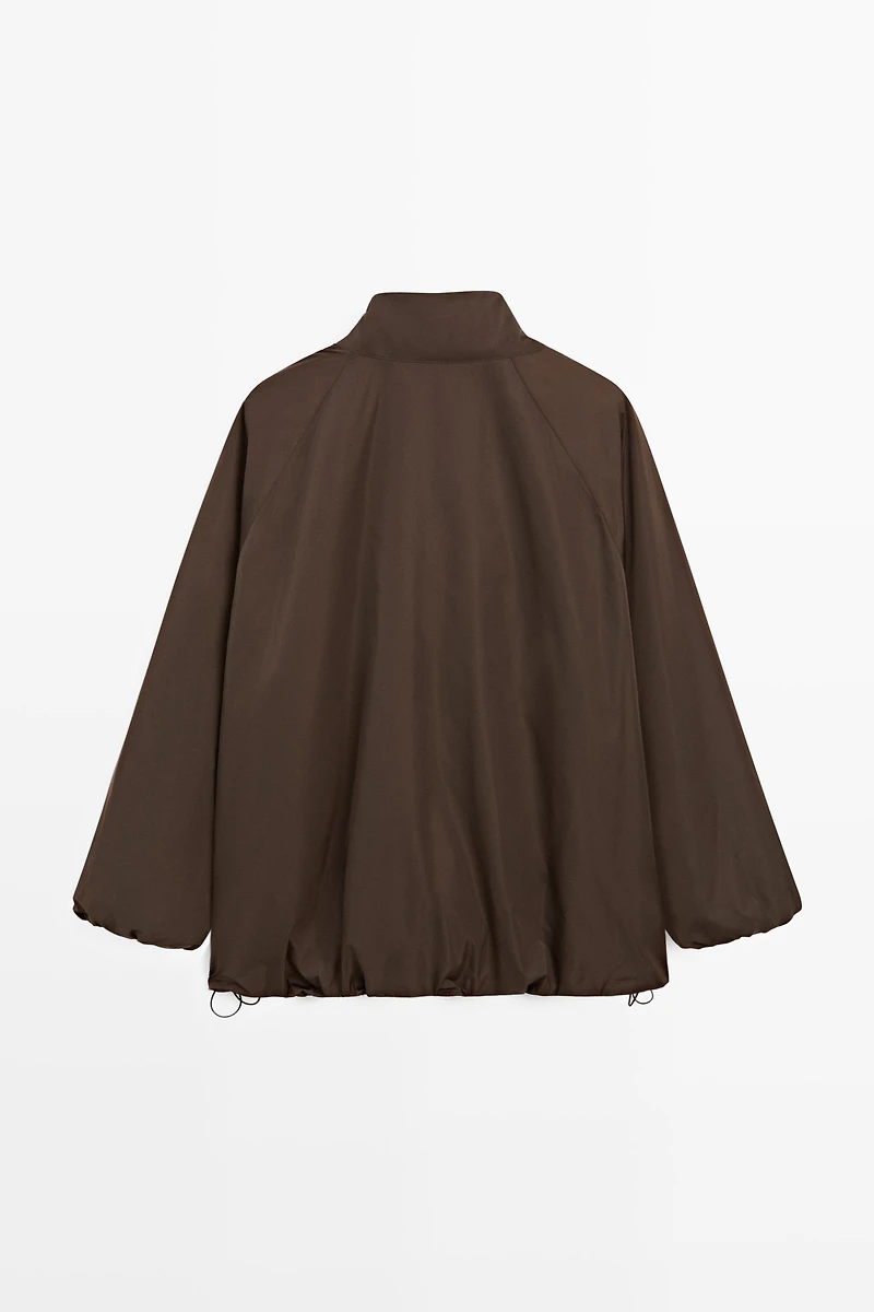 Puffer jacket with pocket details
