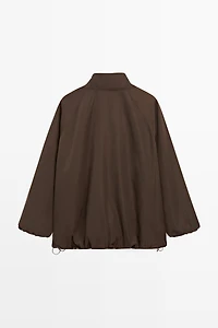 Puffer jacket with pocket details