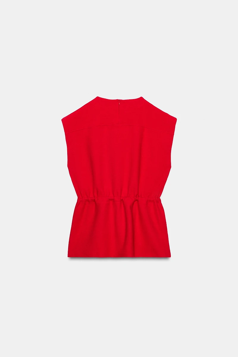 SOFT DRAWSTRING VEST