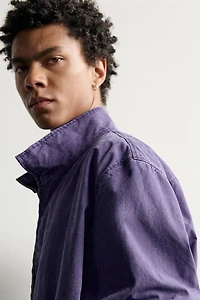WASHED EFFECT CROPPED JACKET