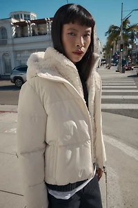 WATER REPELLENT WINDPROOF FLEECE HOODIE ANORAK