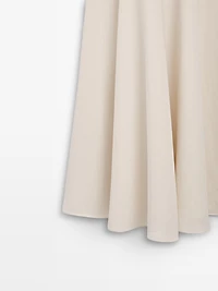 Robe longue bi-matière