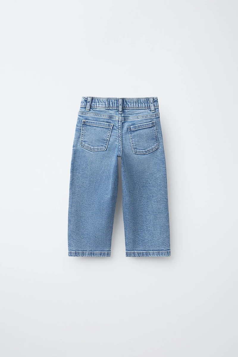 JUPE-CULOTTE EN JEAN CONFORTABLE